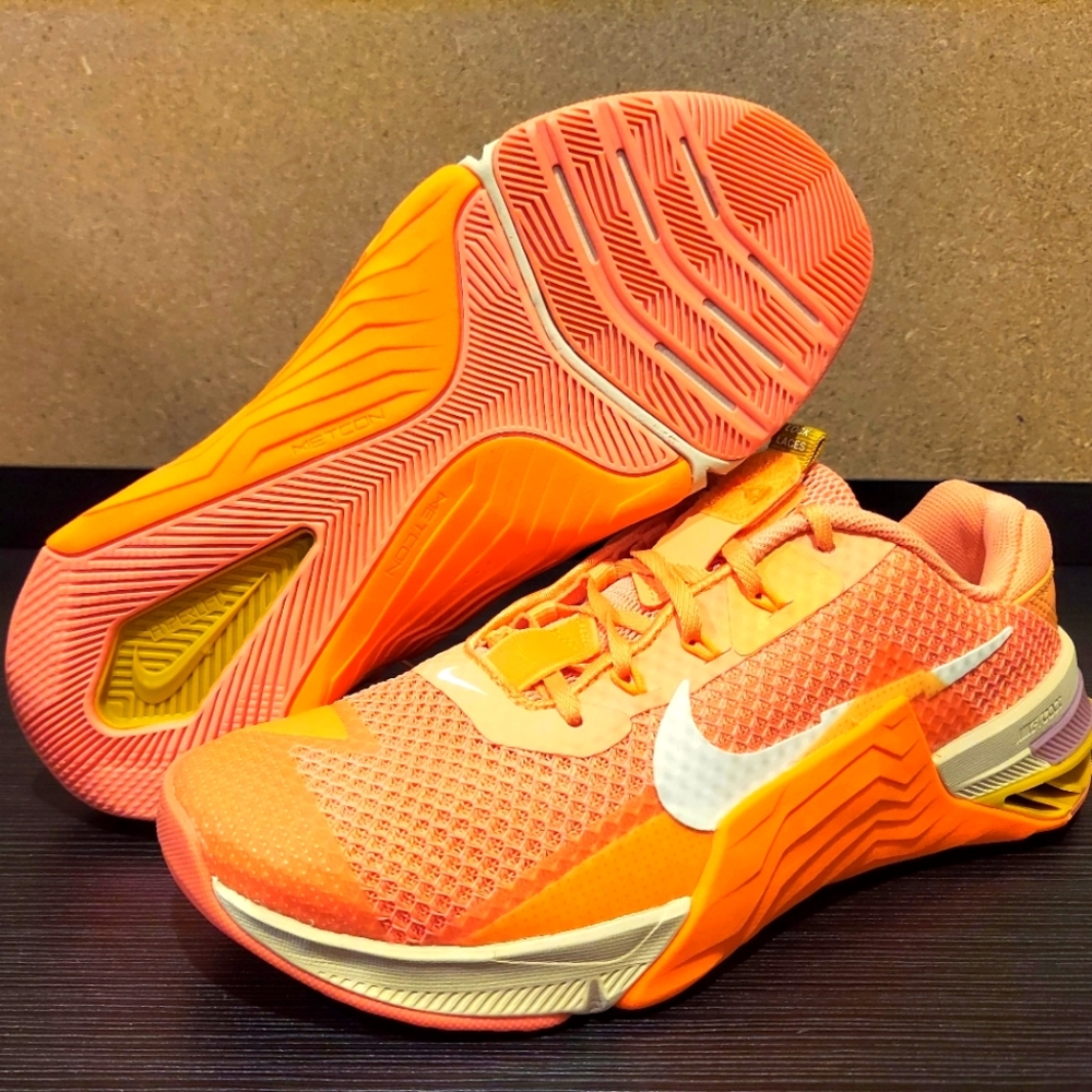 Nike Metcon 7 Womens Cross Training CrossFit Shoe Orange CZ8280-600 NEW Size 8.5